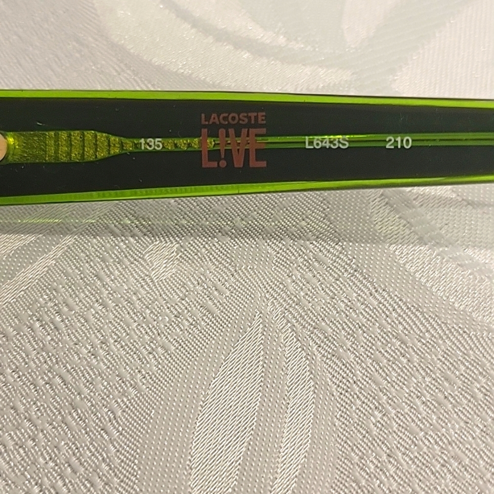 Lacoste Green and Brown Sunglasses - Picture 5 of 6